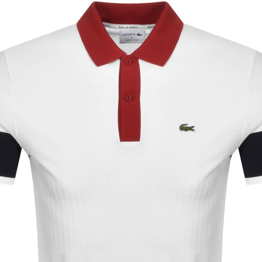 Alternative Image for ProductLacoste Short Sleeved Polo T Shirt White2
